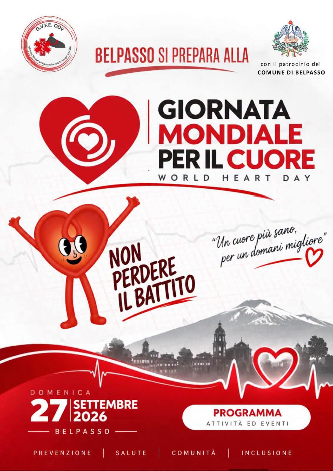 NON PERDERE IL BATTITO – giornata mondiale per il cuore